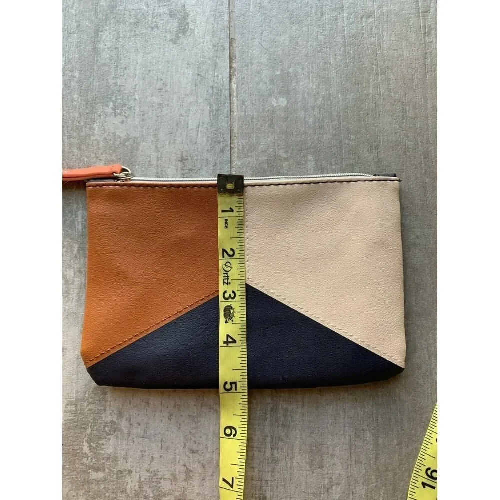 Faux Leather Makeup Bag Case Pouch Travel Wallet Clutch NEW Mask Holder